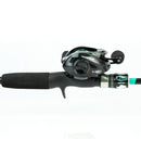 Kit de pesca Carretilha AGATA Acqua 1,50m + Carretilha M21 PRO Acqua Esquerda e Linha Mono