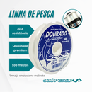 Kit de Pesca 04 Vara + Molinete Maleta Saquinho e Racao Jaú Pesca