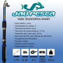 Kit de Pesca 04 Vara + Molinete e Saquinho Albatroz