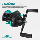 Carretilha Hg Evora Acqua Drag 5kg 3 Rolamentos