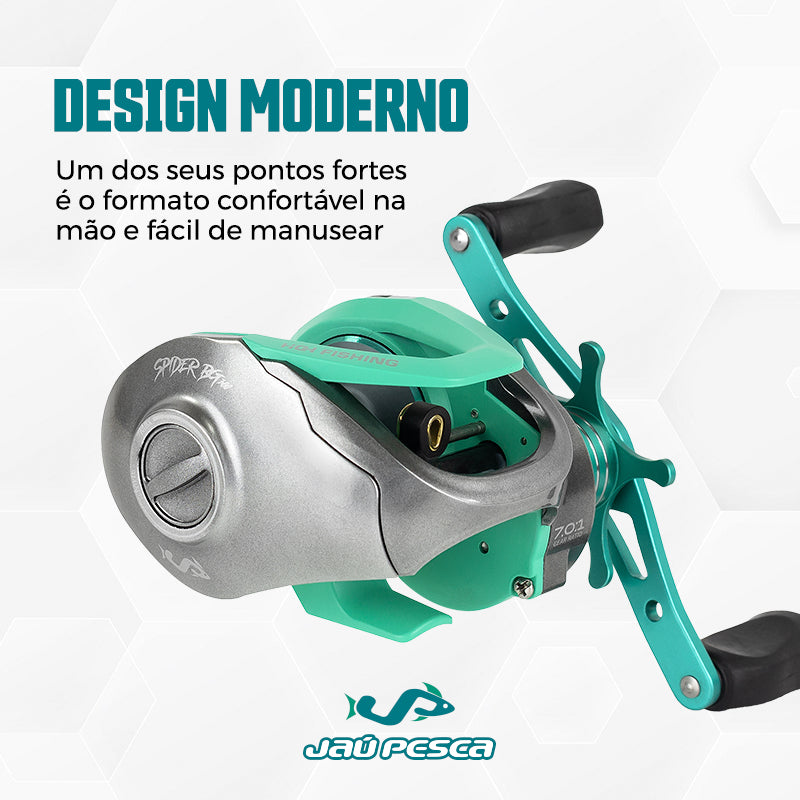 Kit Tamba Vara 2,10m 50Lbs e Carretilha BG e Linha Mono