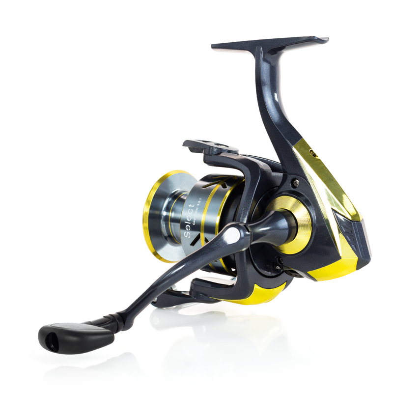 Molinete Select  2+1 Rolamentos 6kg Drag - Albatroz Fishing - Gold - 20