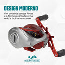 Carretilha SPIDER BG 300 Graphite Red 7.0:1 5+1 15kg