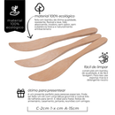 Kit 11pçs Porta Talheres + Utensílios Eco Kitchen Bambu - Mimo Style