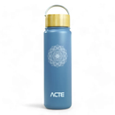 GARRAFA TERMICA COM TAMPA DE BAMBU 700ML