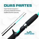 Kit Vara New Tamba + Carrerilha Spider BG+ Linha Multi 40lbs