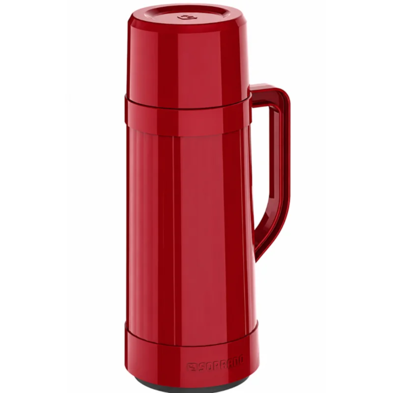 Garrafa Térmica Topázio 1L - Soprano - Vermelho