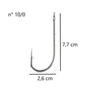 JP Cartela Anzol 4330 Aço Niquel Jaú Pesca