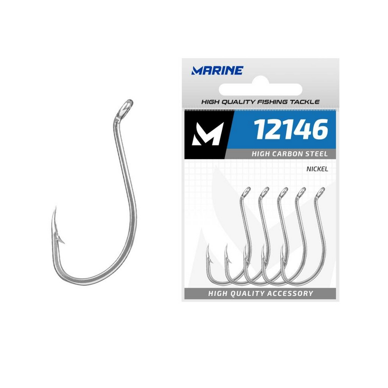 Cartela Anzol 12146 Nickel High Carbon Steel Marine Sports