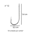 JP Cartela Anzol 4330 Aço Niquel Jaú Pesca