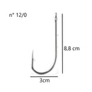 JP Cartela Anzol 4330 Aço Niquel Jaú Pesca