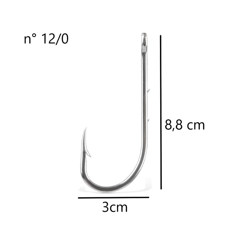 JP Cartela Anzol 4330 Aço Niquel Jaú Pesca