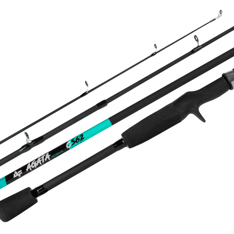 Vara Carretilha Agata 6-12lbs 2 Partes Albatroz Fishing