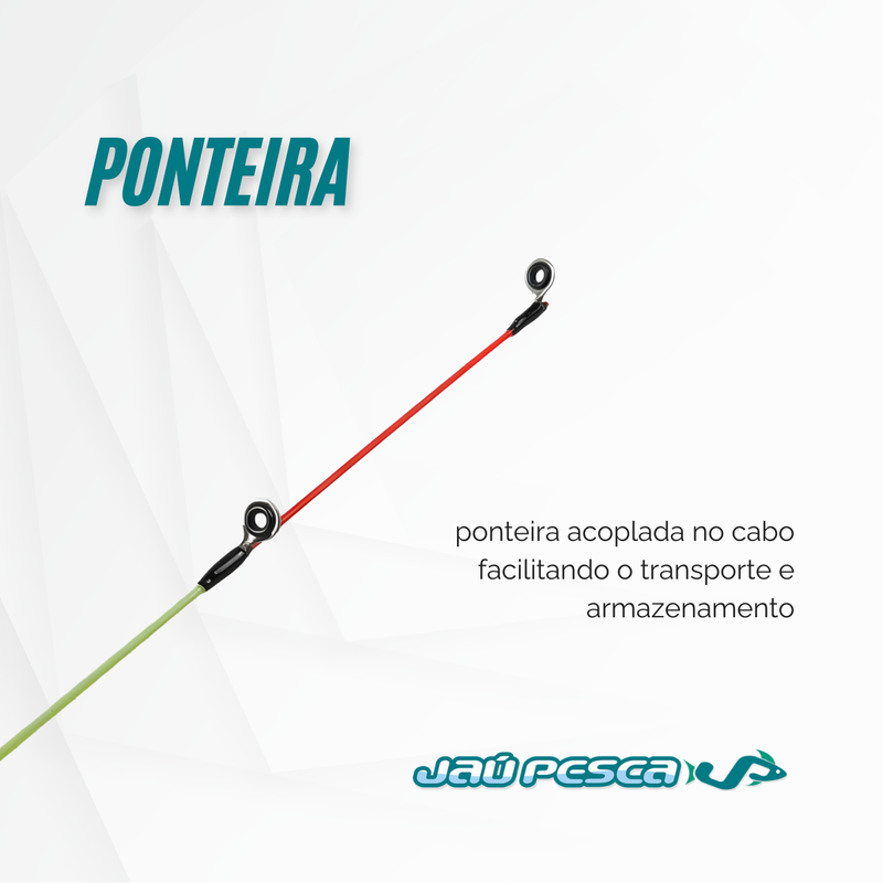 Vara Molinete JP Ultra Light Graphite 12 lbs Jaú Pesca