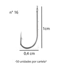 JP Cartela Anzol 4330 Aço Niquel Jaú Pesca