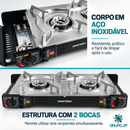 Fogareiro 2 Bocas a Gas - Etilux