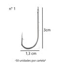 JP Cartela Anzol 4330 Aço Niquel Jaú Pesca