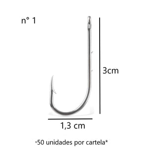JP Cartela Anzol 4330 Aço Niquel Jaú Pesca