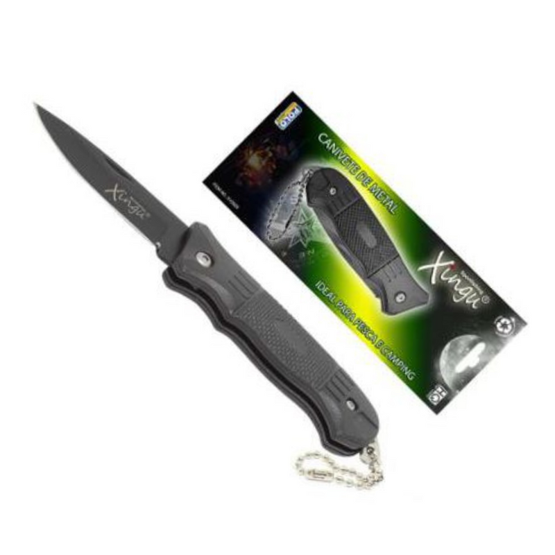 Canivete De Metal Cabo Preto XV2930 Xingu
