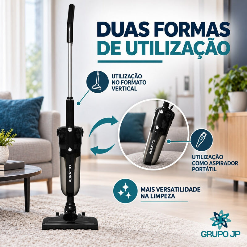 Aspirador Vertical 2 em 1 Praticci 1000W –  Agratto