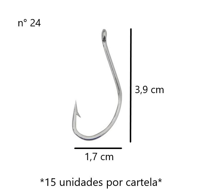 Caixa Anzol Maruseigo Niquel Marine Sports