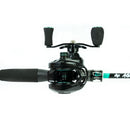 Kit de pesca Carretilha AGATA Acqua 1,50m + Carretilha M21 PRO Acqua Esquerda e Linha Mono