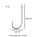 JP Cartela Anzol 4330 Aço Niquel Jaú Pesca