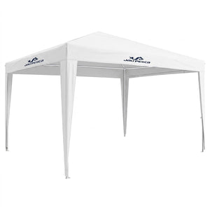 Tenda Gazebo Jaú Pesca Desmontável Para Uso Externo 3x3x2,45 4 Cordas e 4 Estacas (Branco ou Azul)