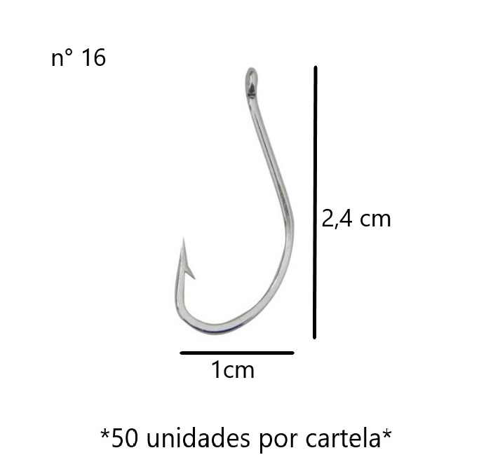 Caixa Anzol Maruseigo Niquel Marine Sports
