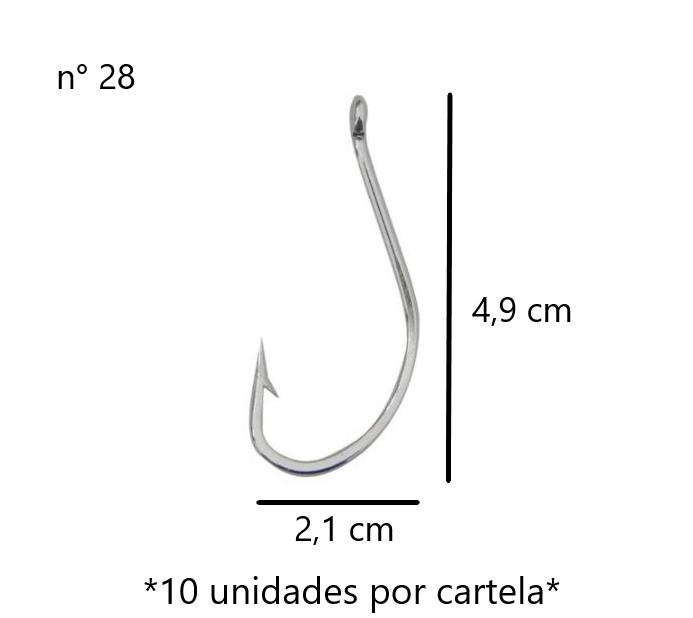 Caixa Anzol Maruseigo Niquel Marine Sports
