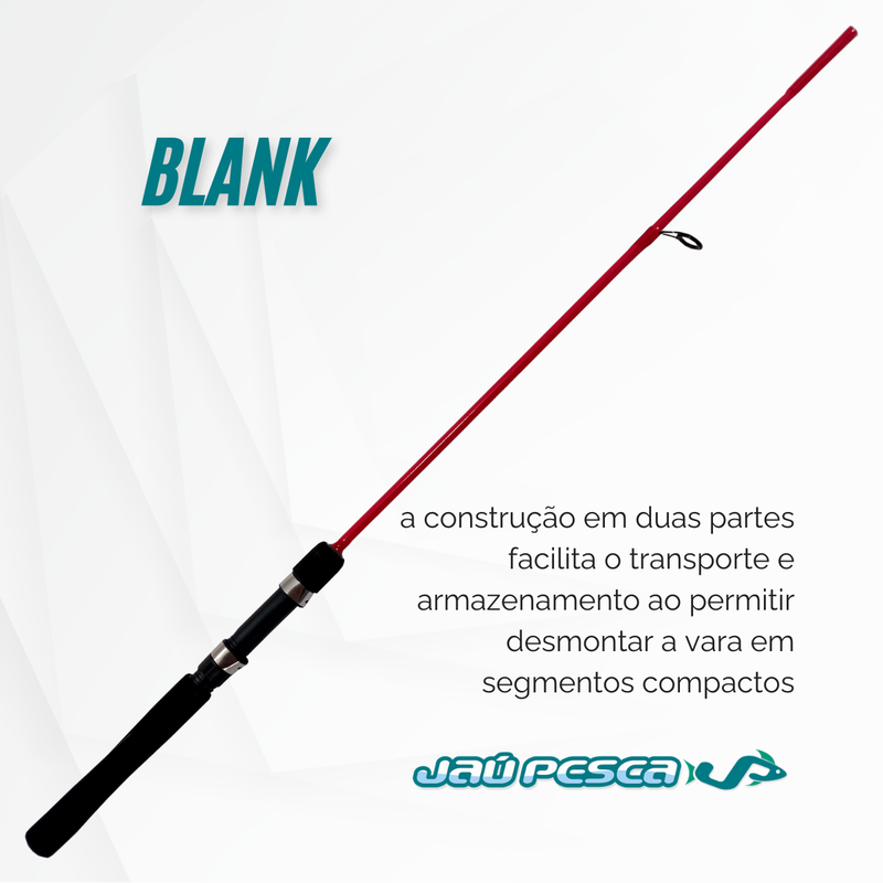 Vara Molinete OMEGA Inteiriça Pop Fishing