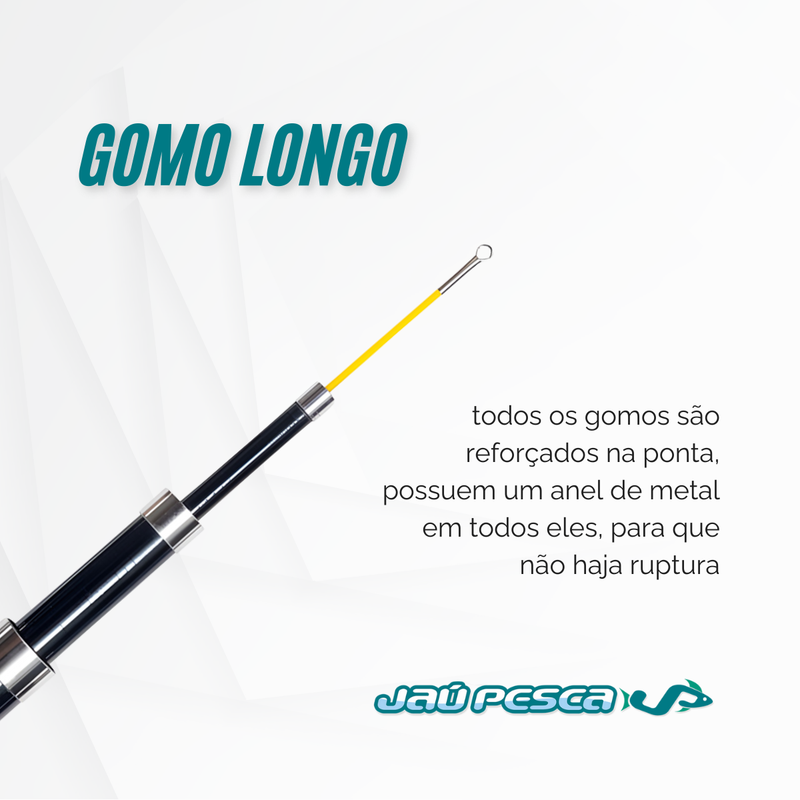 Vara Telescopica Gomo Longo DARK Pesca Brasil