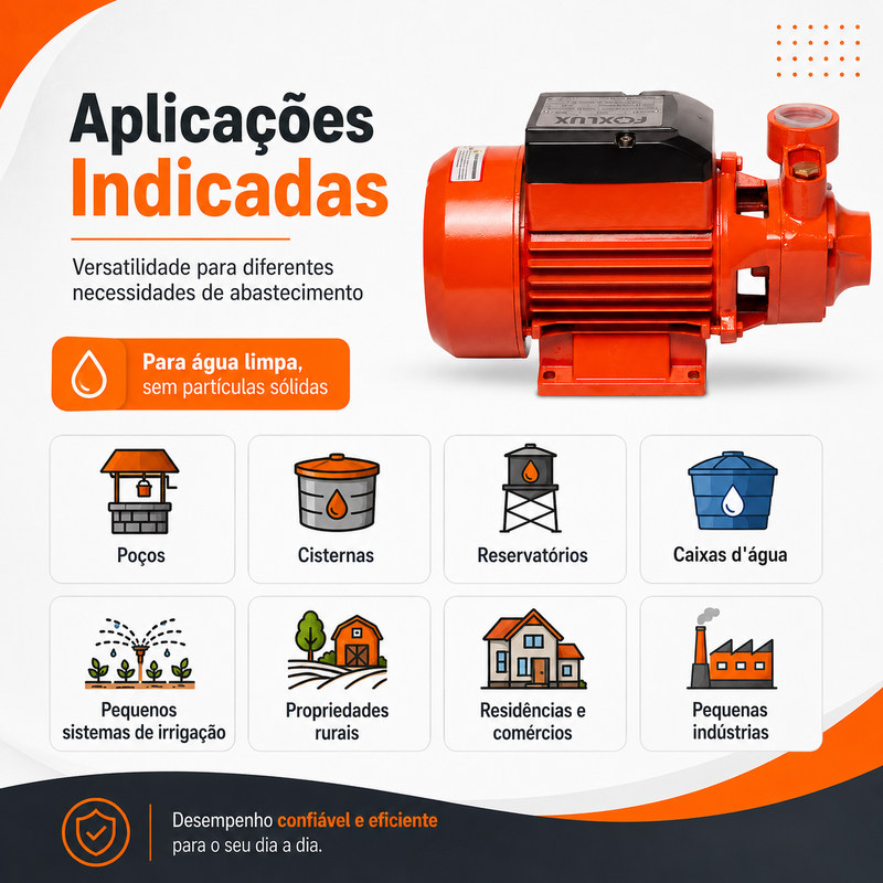 Bomba D' Àgua Periférica 1 cv - Fox Lux