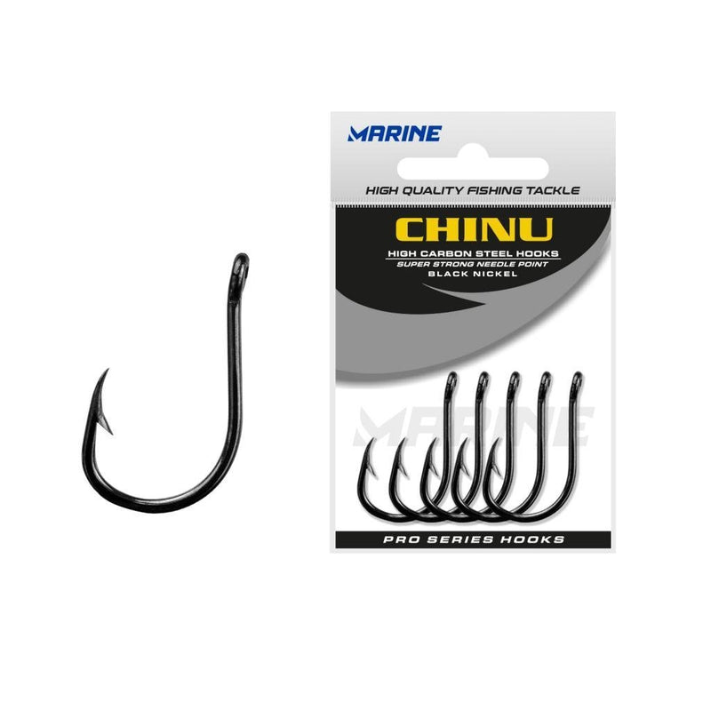Cartela Anzol Chinu Black Nickel Marine Sports