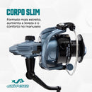 Kit Vara New Tamba Max 30-60lbs 2,40 + Molinete Austin 5000 - Jaú Pesca - Verde Neon