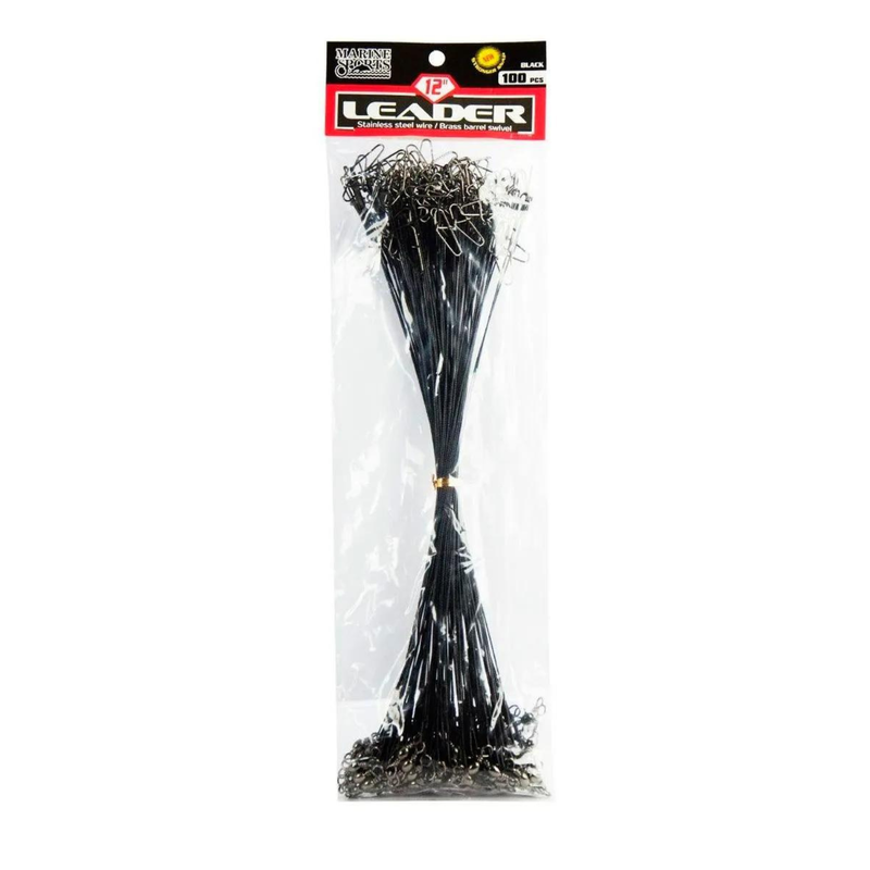 Chicote Leader Black 10 un Marine Sports