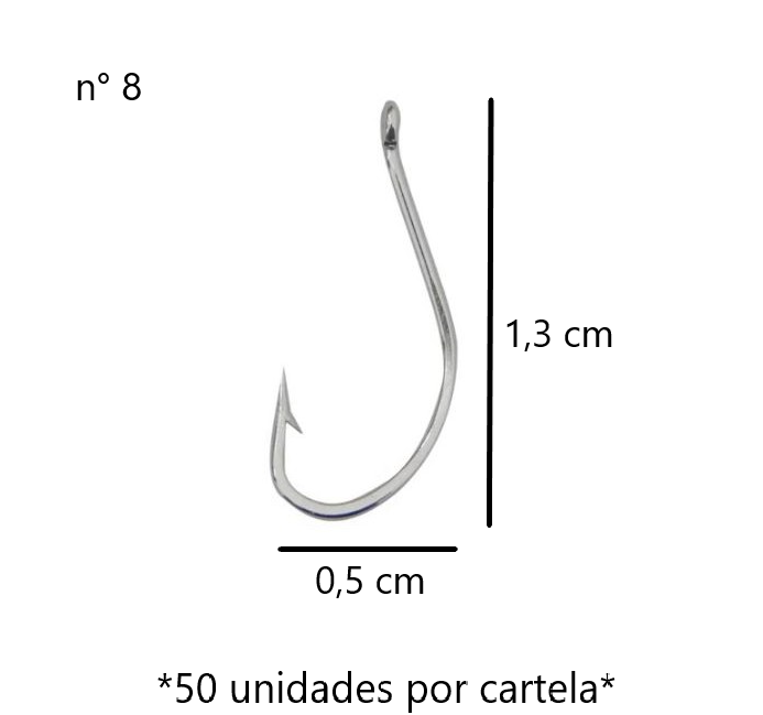 Caixa Anzol Maruseigo Niquel Marine Sports