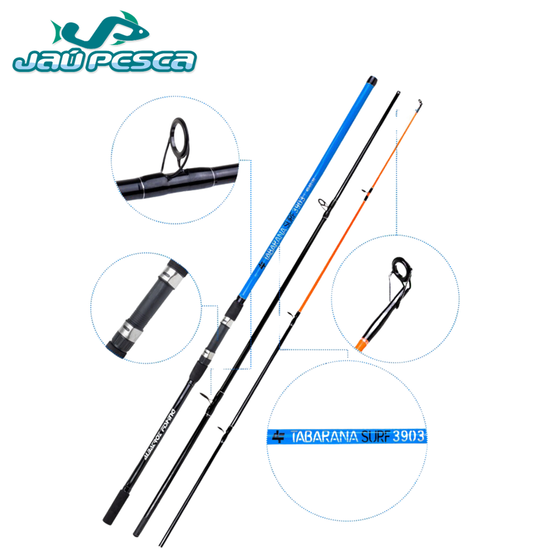 Vara Molinete Tabarana S3903 3,90m 60lbs 3 Partes Albatroz