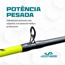 Kit Vara New Tamba+ Carretilha New CROBAT + Linha Mono 40lb