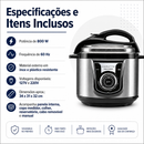 Panela de Pressão Elétrica 4L Inox  - Agratto