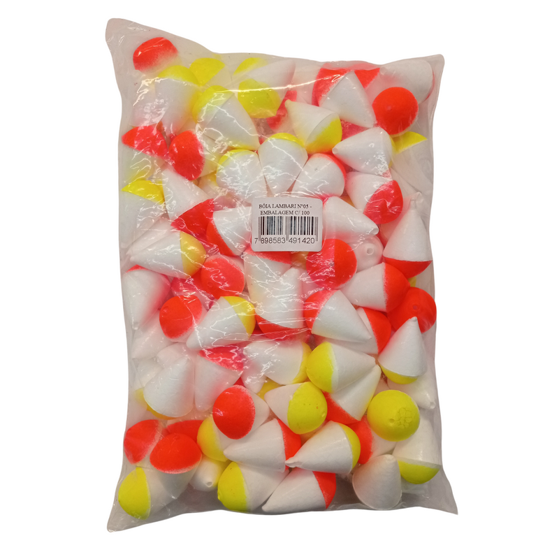 Pacote Boia Lambari Isopor 50/100 unidades