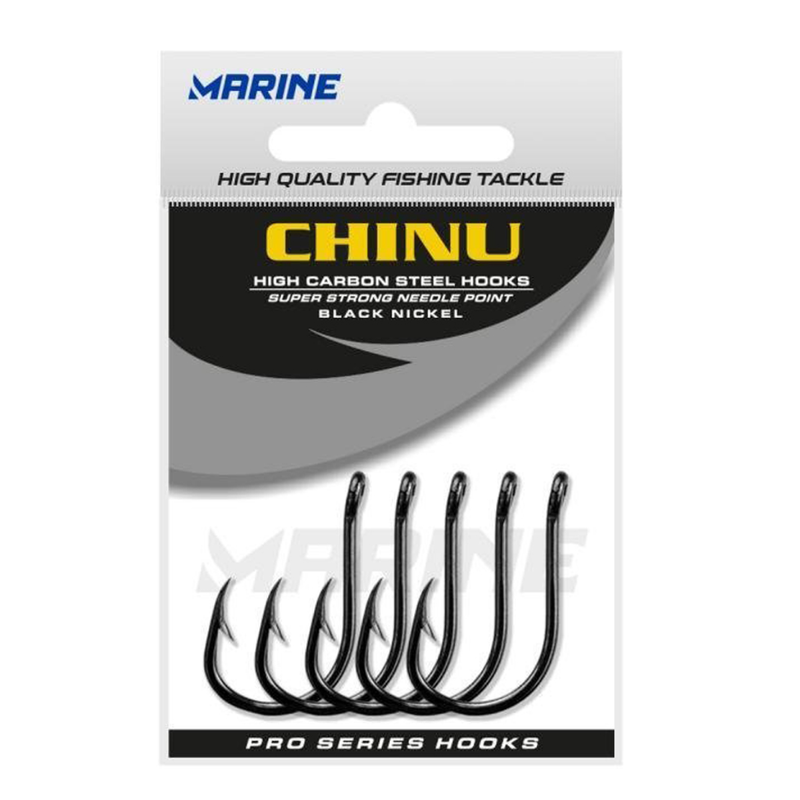 Cartela Anzol Chinu Black Nickel Marine Sports