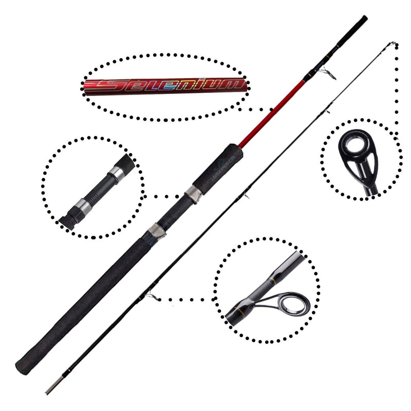 Vara Molinete Selenium XH 60lbs 2 partes Maruri