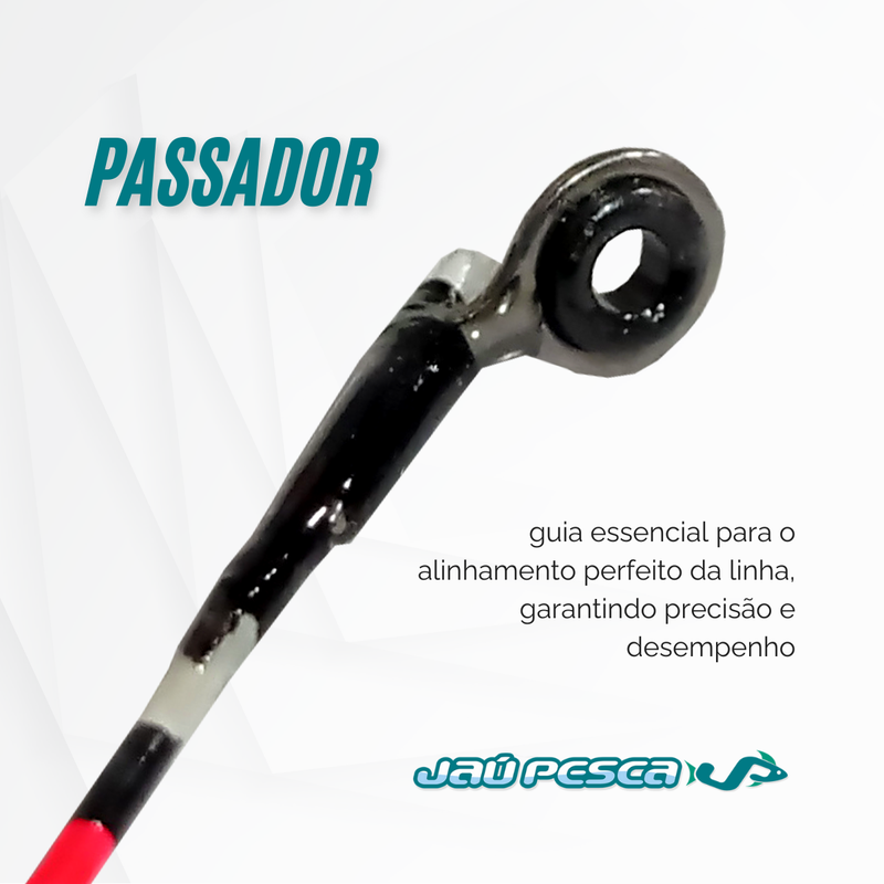 Vara Molinete JP Ultra Light Carbon 12 lbs 2 Partes Jaú Pesca