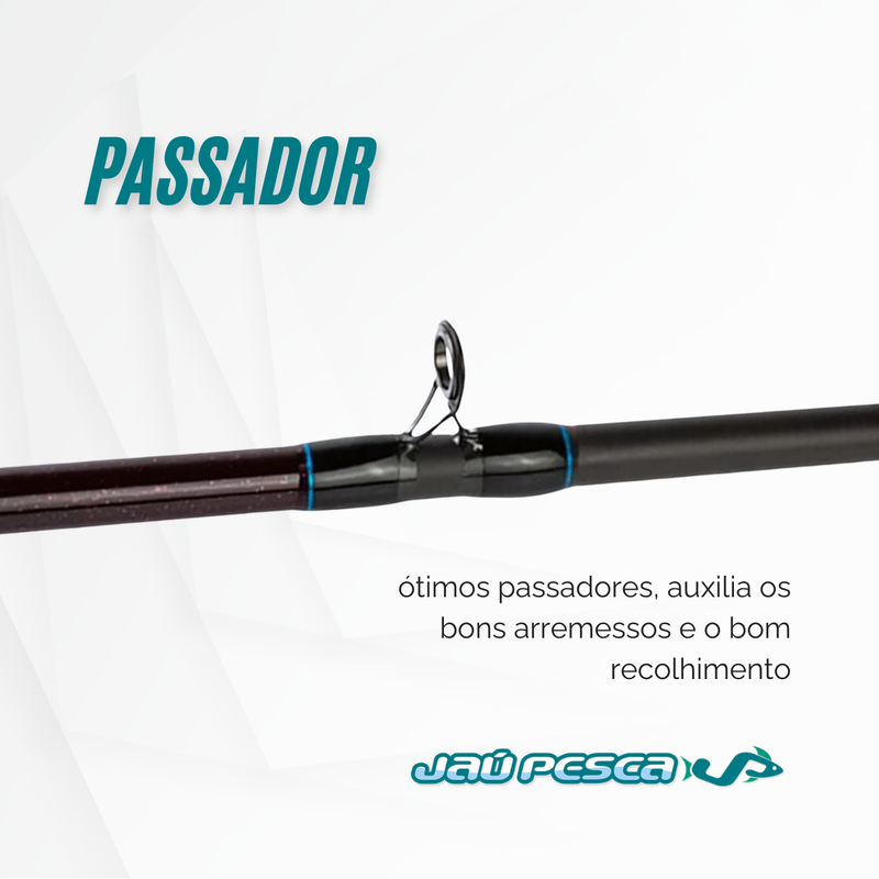 Vara Carretilha ALBACORA C2402 2,40m 50lbs 2P Albatroz