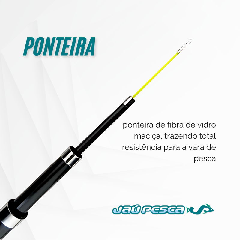 Vara Telescopica Gomo Longo DARK Pesca Brasil