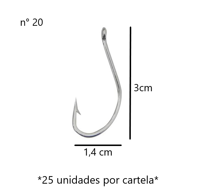 Caixa Anzol Maruseigo Niquel Marine Sports
