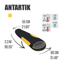 Saco Antartik- 7C A 3C Preto e Laranja