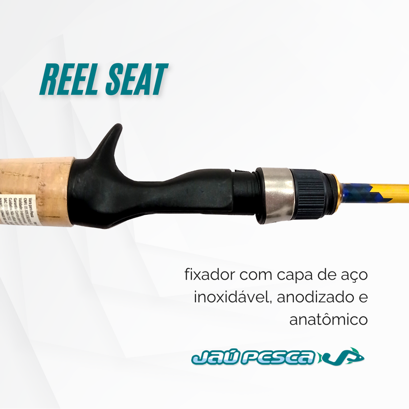 Vara Carretilha TOPAZ 12 lbs 2 Partes Albatroz Fishing