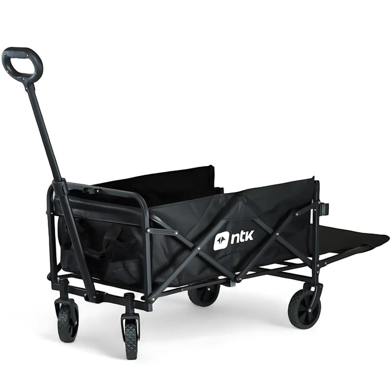 Carrinho Dobrável Transport P 67cm até 80kgl para Camping Preto NTK